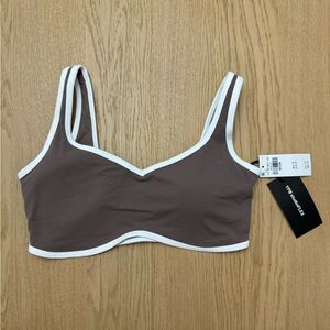 NWT-Abercrombie YPB studioFLEX Sports Bra    Light brown Women's